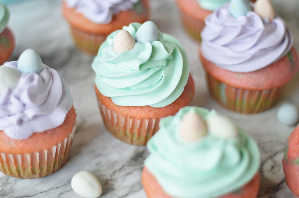 Pastel Cupcakes for Easter