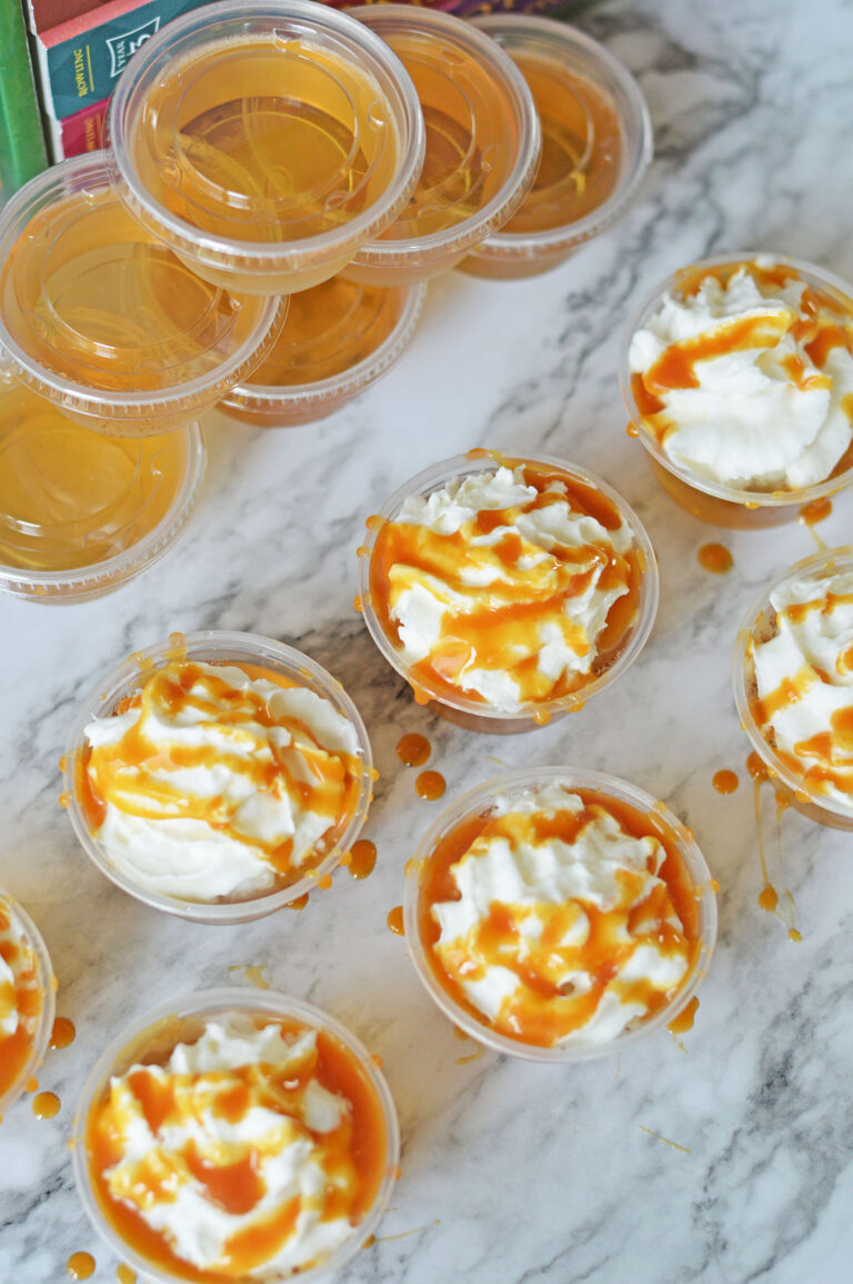Butterbeer Jello Shots