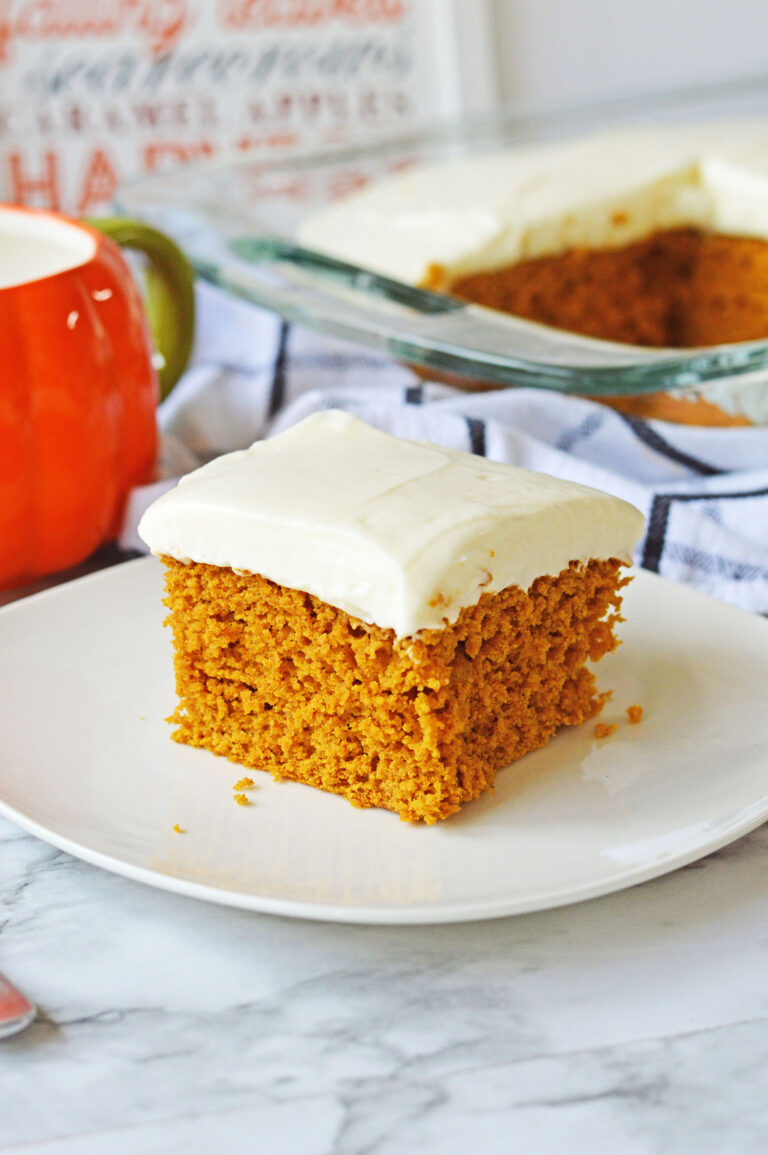 Pumpkin Spice Cake with Cream Cheese Frosting