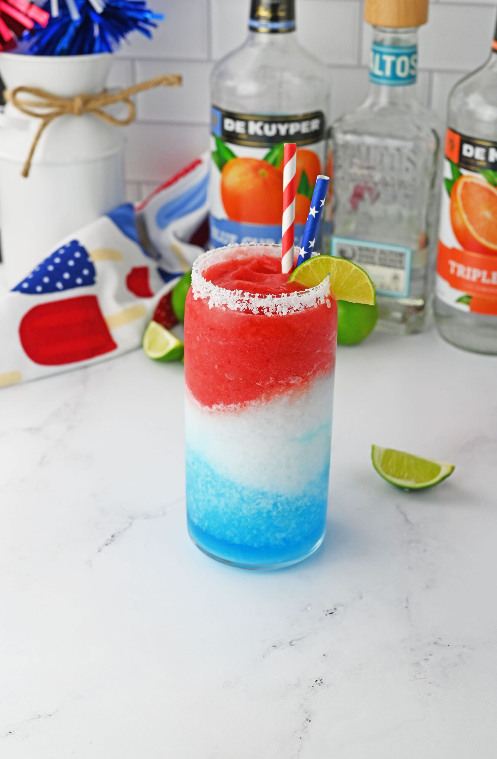 Red White and Blue Margarita