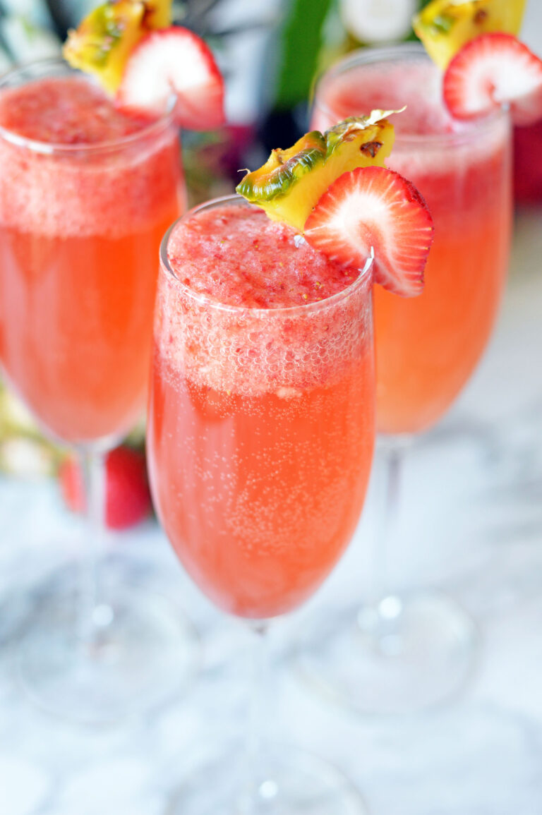 Strawberry Pineapple Mimosa
