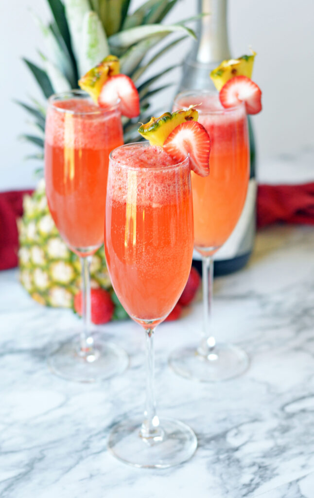 Strawberry Pineapple Mimosa