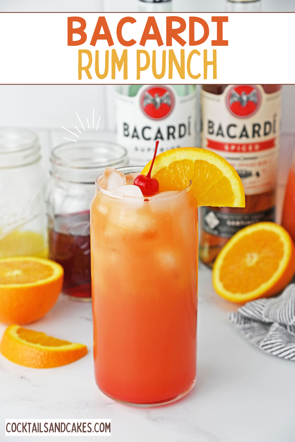 Bacardi Rum Punch Cocktail