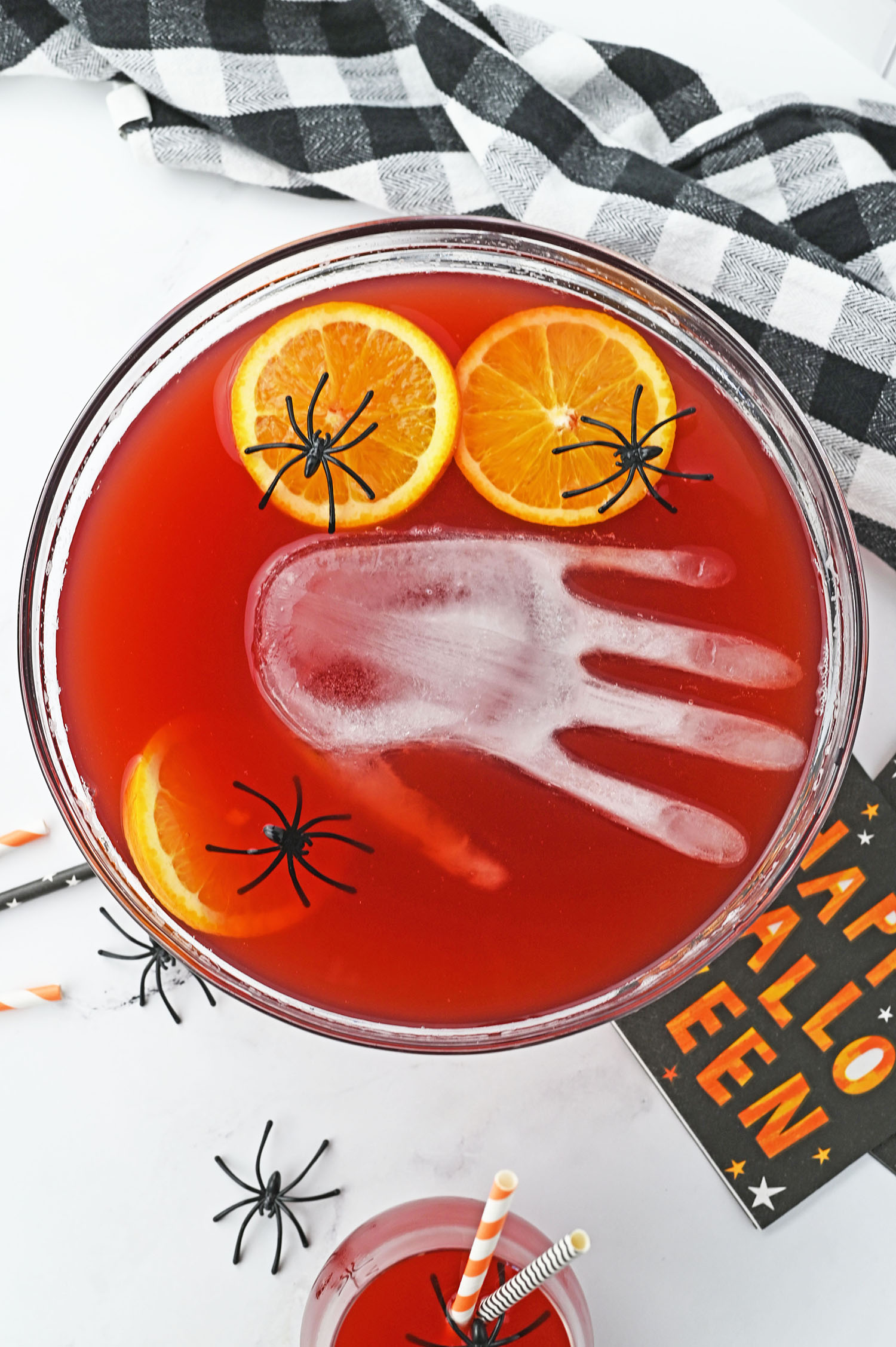 Red Halloween Punch with Vodka