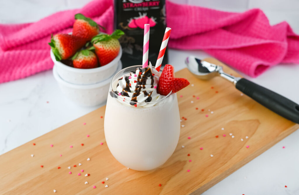 Tequila Rose Strawberry Milkshake